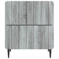 vidaXL Nočný stolík 2 ks Sivá sonoma 43 x 34,5 x 49,5 cm