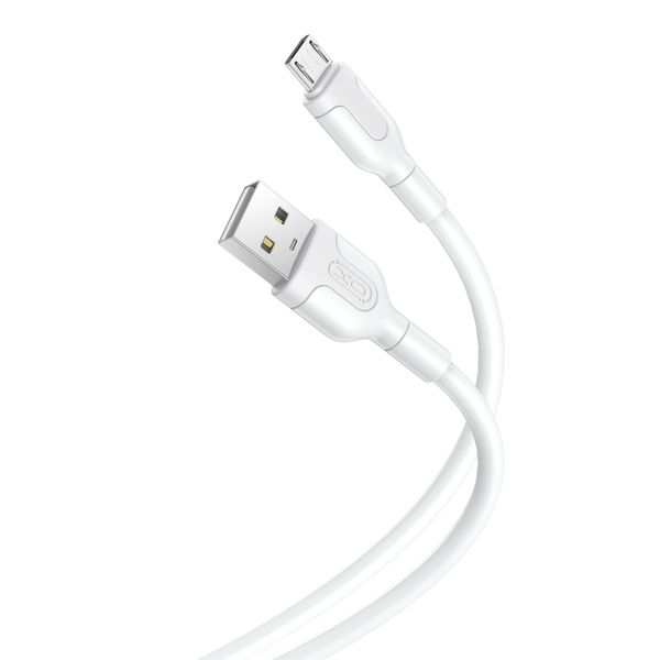 Kábel XO NB212 USB - microUSB 1,0 m 2,1A biela