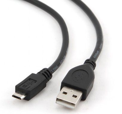 kábel USB 2.0 A/M-B/M micro USB 1,8m, CABLEXPERT premium quality
