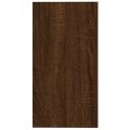vidaXL Bočný stolík hnedý dub 50x26x50 cm spracované drevo