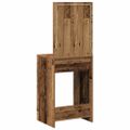 vidaXL Toaletný stolík Staré drevo 50 x 41 x 135 cm Kompozitné drevo