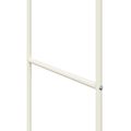 vidaXL Vešiak na oblečenie Biela 80 x 53 x 156 cm