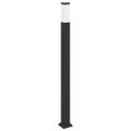 vidaXL Stĺpikové svietidlo 110 cm čierne IP44