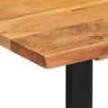 vidaXL Jedálenský stôl 110x50x76 cm masívne akáciové drevo