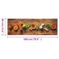 vidaXL Kuchynský koberec umývateľný Spices 60x180 cm zamat