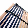 vidaXL Lamelový posteľný rošt so 42 lamelami a 7 zónami 80x200 cm
