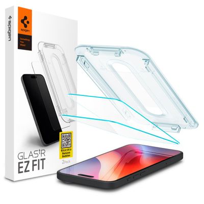 Spigen Glas.Tr ”Ez Fit” 2-Pack for iPhone 16 Pro Max 6,9" clear