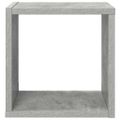 vidaXL Nástenné police 4 ks betónovo-sivé 26x15x26 cm