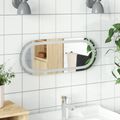 vidaXL Zrkadlo do kúpeľne s LED Priehľadná 50 x 20 cm tvrdené sklo