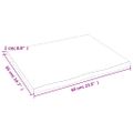 vidaXL Stolová doska 60x50x2 cm neošetrené masívny dub živé hrany