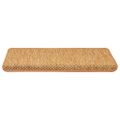 vidaXL Nášľapy na schody vzhľad sisalu 15 ks 65x21x4 cm sisal