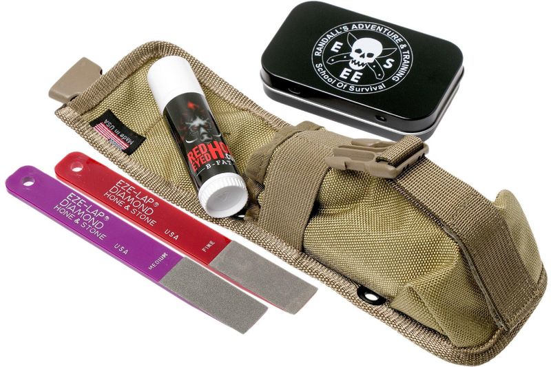 ESEE MAINT-KIT ESEE súprava na údržbu nožov, nylonové puzdro, khaki