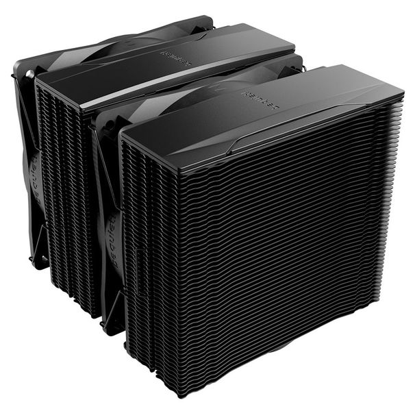 Be quiet! chladič CPU PURE ROCK PRO 3 Black / 2x120mm PWM fan / 6xheatpipe / černý Chladic, pro CPU, pro Intel i AMD, socket 1851, 1700, 1200, 1150, 1151, 1155, AM5, AM4, 250W TDP, 2× 120mm ventilátor, 6 heatpipe