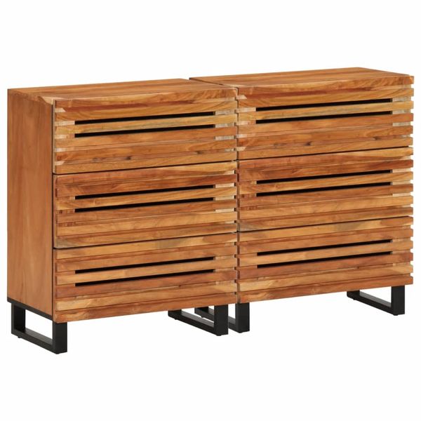 vidaXL Komody 2 ks 60x34x75 cm, akáciový masív