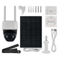Kamera EMOS IP-1200 WASP /H4067/ GoSmart vonkajšia batériová otočná s Wi-Fi a solárnym panelom