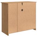 VidaXL Mikrovlnná skrinka PANAMA Medový vosk 99.5 x 44 x 86.5 cm