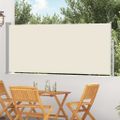 vidaXL Zaťahovacia bočná markíza 117x314 cm béžová