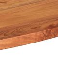 vidaXL Stolová doska 80x40x2,5 cm oválna masívna akácia