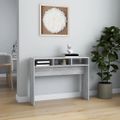vidaXL Konzolový stolík sivý dub sonoma 105x30x80 cm spracované drevo