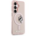 Karl Lagerfeld puzdro IML Peekaboo Choupette MagSafe pre Samsung Galaxy S26 ružová