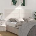 vidaXL Čelo postele biele 206x4x100 cm masívna borovica