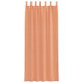 vidaXL Voile Záclony s pútkami 2 ks Terakota 140x260 cm