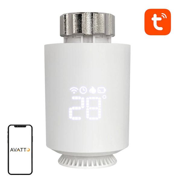 Inteligentný termostatický radiátorový ventil Avatto TRV06 Zigbee 3.0 TUYA