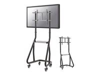 Vozík - pre LCD displej / AV systém - čierna - veľkosť obrazovky: 37"-80"