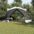 vidaXL Stan s moskytiérou so strechou Sivá 434 x 434 x 230 cm