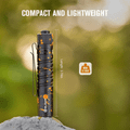 i5T EOS
(Pumpkin Stains) OLIGHT 1 x 1.5V AA Alkaline 
Battery (Included)