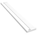 vidaXL Sprchová polica pre sprchový kút biela 80 cm hliník