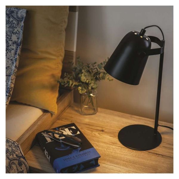 Stolná lampa NINA, čierna