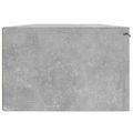 vidaXL Nástenné skrinky 2 ks betónovosivé 68x30x20 cm spracované drevo