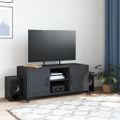vidaXL TV skrinka antracit 100,5x39x43,5 cm oceľ