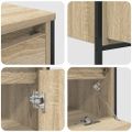 vidaXL Sada kúpeľňového nábytku 3 ks Sonoma dub 90 x 34,5 x 60 cm