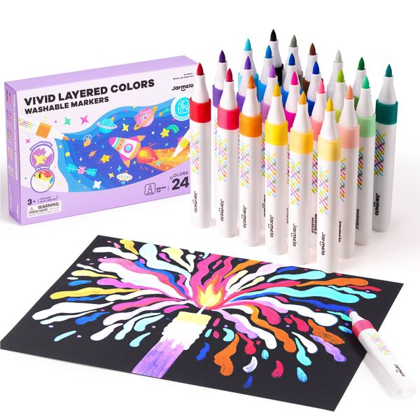 Vivid layered Fixky Umývateľné 24 ks