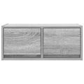 vidaXL TV stolíky 2 ks sivý dub sonoma 60x31x25,5 cm spracované drevo
