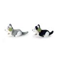 Plyšový pes husky 17 cm ECO-FRIENDLY