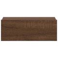 vidaXL Nástenné nočné stolíky 2 ks hnedý dub 40x30x15cm sprac. drevo