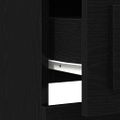 vidaXL Highboard Čierny dub 36 x 35.5 x 103.5 cm Kompozitné drevo