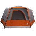 vidaXL Cabin Tent 7-Person 7-miestny Šedá a oranžová