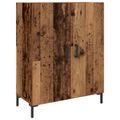 vidaXL Highboard Staré drevo 69,5 x 34 x 180 cm Kompozitné drevo