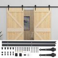 vidaXL Posuvné dvere 2 ks 90 x 210 cm Borovicový masív