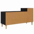 vidaXL TV skrinka 100 x 35 x 55 cm Čierny dub Kompozitné drevo