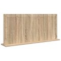 vidaXL Toaletné zrkadlo Sonoma dub 100 x 45 x 18 cm Obdĺžnikový