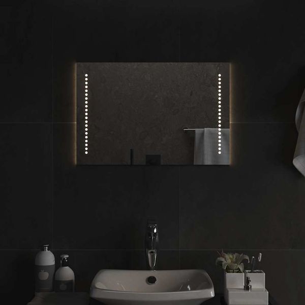 vidaXL LED kúpeľňové zrkadlo 60x40 cm