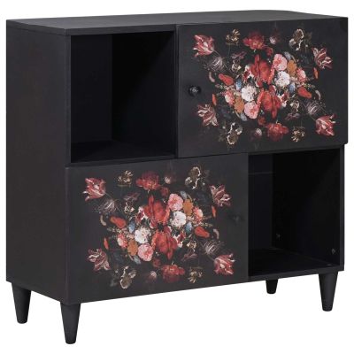 vidaXL Úložné skrine Viacfarebný 80 x 33,5 x 75 cm Masívne mango drevo