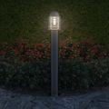Vonkajšia lampa na stĺpiku z nerezovej ocele