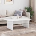 vidaXL Konferenčný stolík Vysoký lesk bielej 93 x 53 x 33 cm