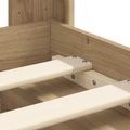 vidaXL Posteľový rám s úložným priestorom a čelom Dub artisan